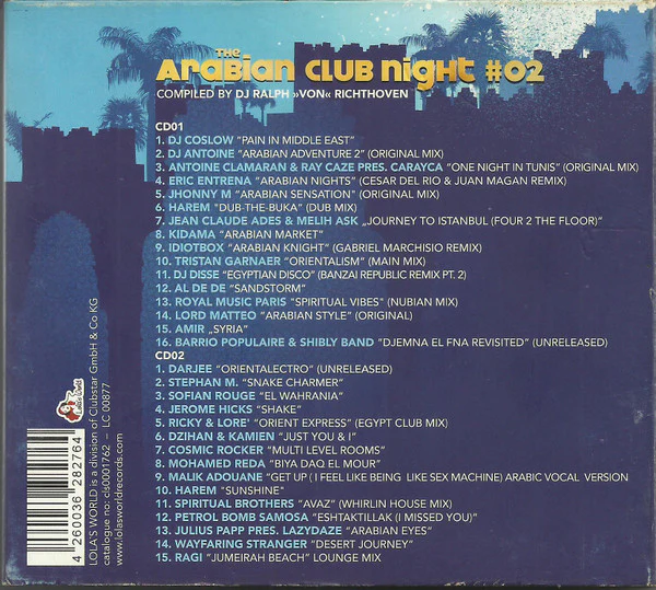 Various - The Arabian Club Night #02 (2xCD, Comp) - Image 2