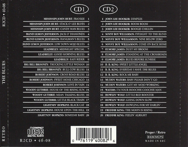 Various - The Blues (2xCD, Comp, Gol + Box) - Image 5