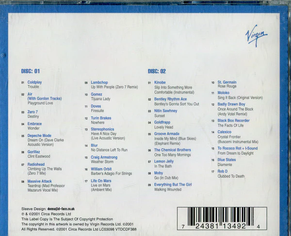 Various - The Chillout (2xCD, Mixed) - Image 2