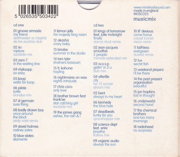 Various - The Chillout Annual 2002 (2xCD, Comp, Mixed) - Image 2