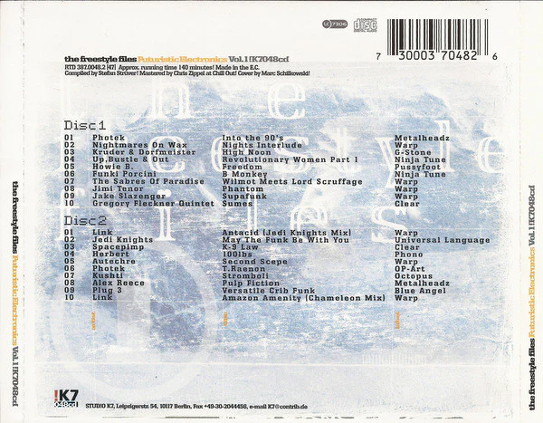 Various - The Freestyle Files Vol. 1: Futuristic Electronics (2xCD, Comp) - Image 2