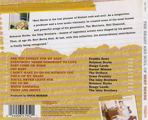 Various - The Heart And Soul Of Bert Berns (CD, Comp) - Image 2
