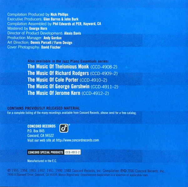 Various - The Music Of Duke Ellington: Jazz Piano Essentials (CD, Comp) - Image 3