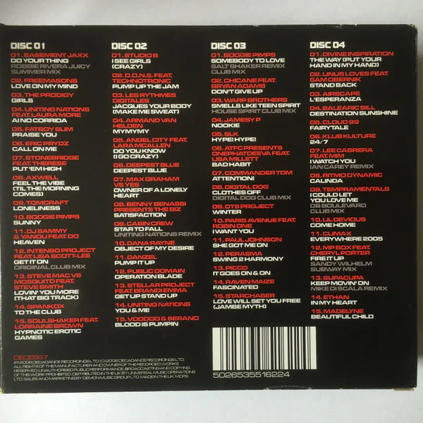 Various - The No. 1 Dance Hits (4xCD, Comp) - Image 2