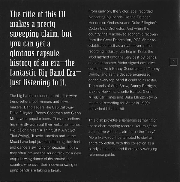 Various - The Only Big Band CD You'll Ever Need (CD, Comp) - Image 4