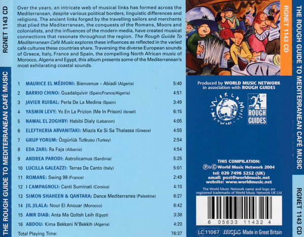 Various - The Rough Guide To Mediterranean Café Music (CD, Comp) - Image 2