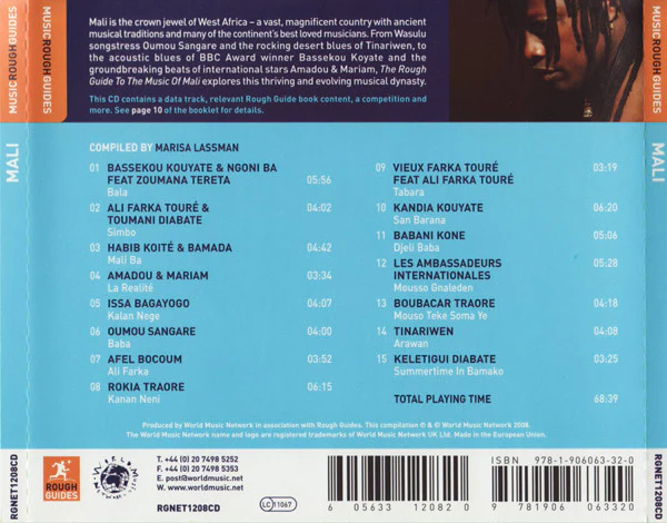 Various - The Rough Guide To The Music Of Mali (CD, Comp) - Image 2
