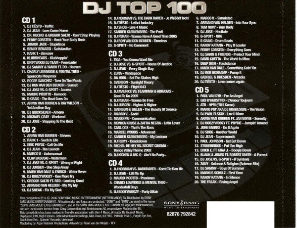 Various - The Ultimate DJ Top 100 (5xCD, Comp) - Image 2