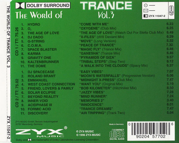 Various - The World Of Trance Vol. 3 (2xCD, Comp) - Image 2