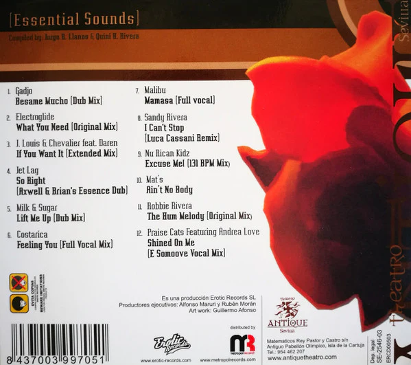 Various - Theatro Antique Sevilla, Essential Sounds (CD, Comp, P/Mixed) - Image 4