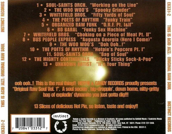 Various - This Is Acid Jazz: Original Raw Soul (CD, Comp) - Image 2