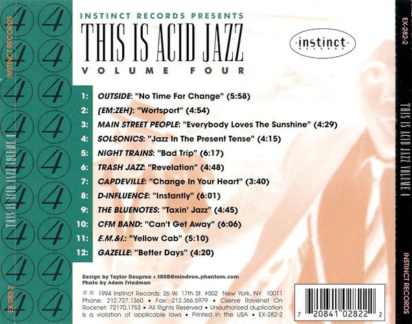 Various - This Is Acid Jazz Volume 4 (CD, Comp) - Image 2