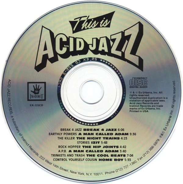 Various - This Is Acid Jazz Volume One (CD, Comp) - Image 3