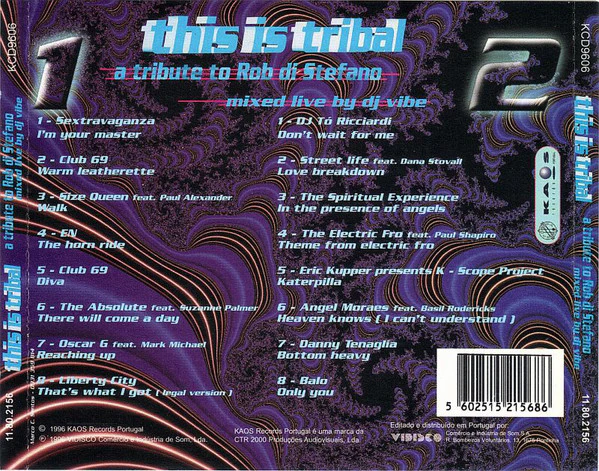 Various - This Is Tribal - A Tribute To Rob Di Stefano (2xCD, Comp, Mixed) - Image 2