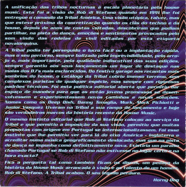 Various - This Is Tribal - A Tribute To Rob Di Stefano (2xCD, Comp, Mixed) - Image 5