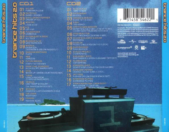 Various - Trance Hits 2.0 (2xCD, Comp) - Image 2