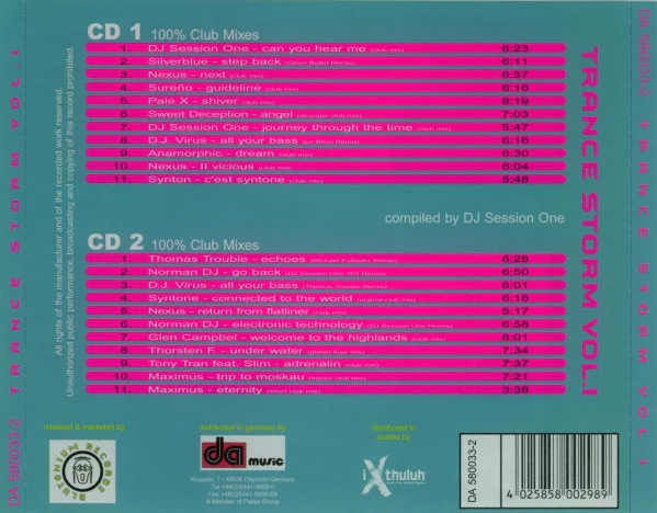 Various - Trance Storm Vol. 1 (2xCD, Comp) - Image 2