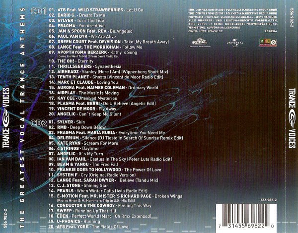 Various - Trance Voices (2xCD, Comp) - Image 2