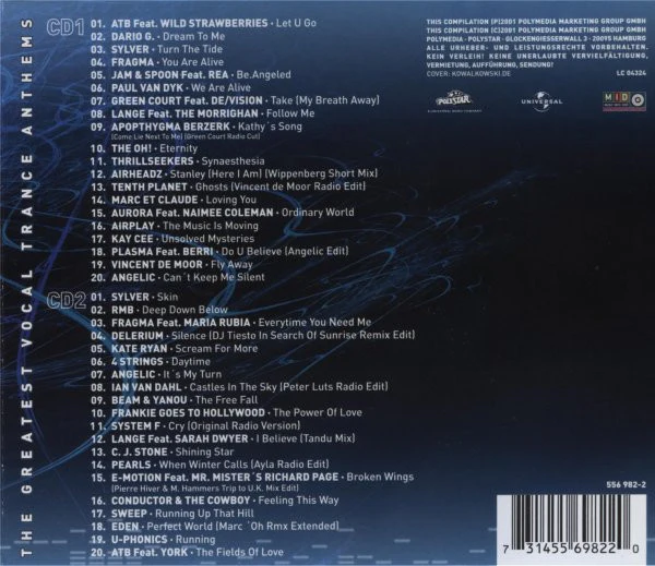 Various - Trance Voices (2xCD, Comp) - Image 3
