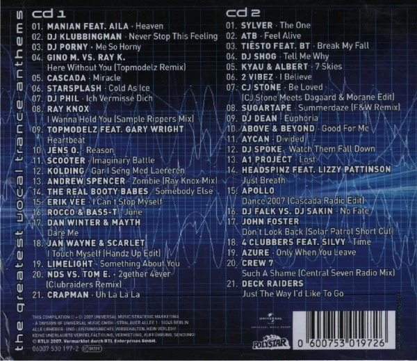 Various - Trance Voices Vol. 24 (2xCD, Comp) - Image 2