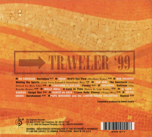 Various - Traveler '99 A Planetful Of Grooves (CD, Comp) - Image 2