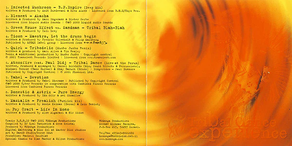 Various - Tribal Dance Experience (CD, Comp) - Image 2