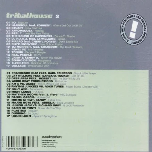 Various - Tribalhouse 2 (2xCD, Comp, Mixed) - Image 2
