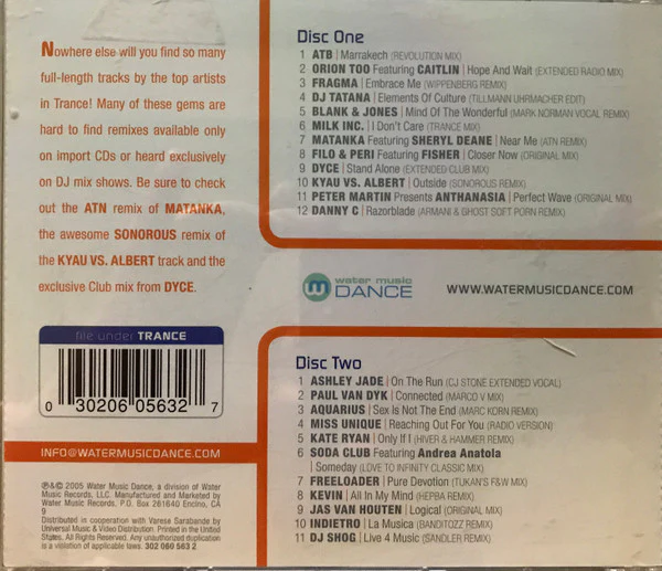 Various - Ultimate Trance Remixed (2xCD, Comp) - Image 2