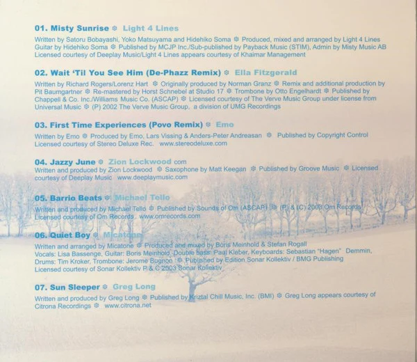 Various - Vintage Chill Volume 4. Winter (CD, Comp, Dig) - Image 3