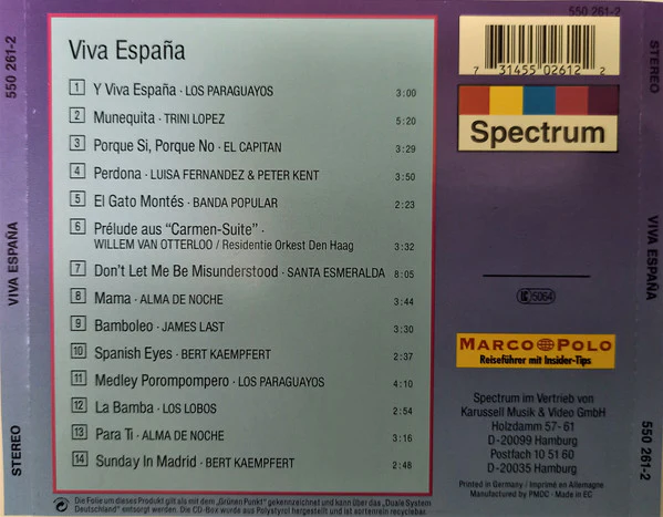 Various - Viva España (CD, Comp) - Image 2