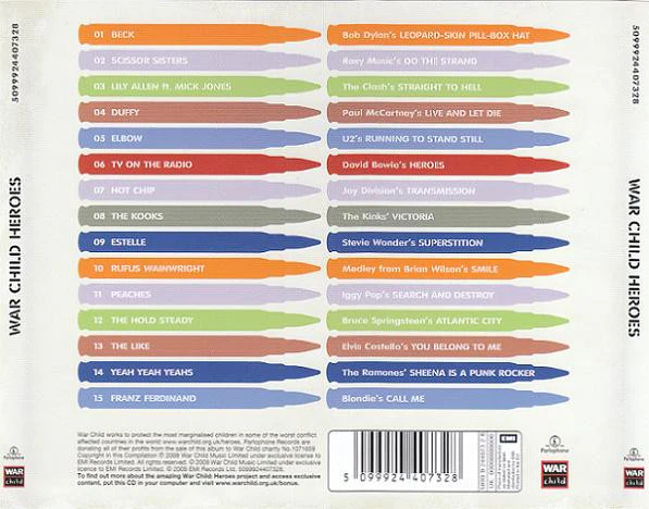 Various - War Child Heroes (CD, Comp) - Image 3