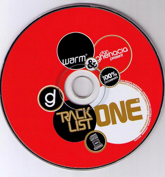 Various - Warm & Dan Ghenacia Present Track List One (CD, Comp) - Image 3