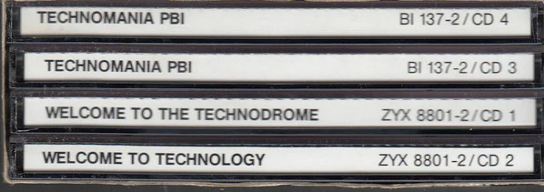 Various - Welcome To The Techno-Club (4xCD, Comp + Box, RE) - Image 4