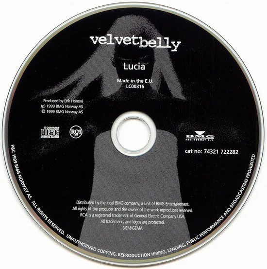 Velvet Belly - Lucia (CD, Album, RM) - Image 3