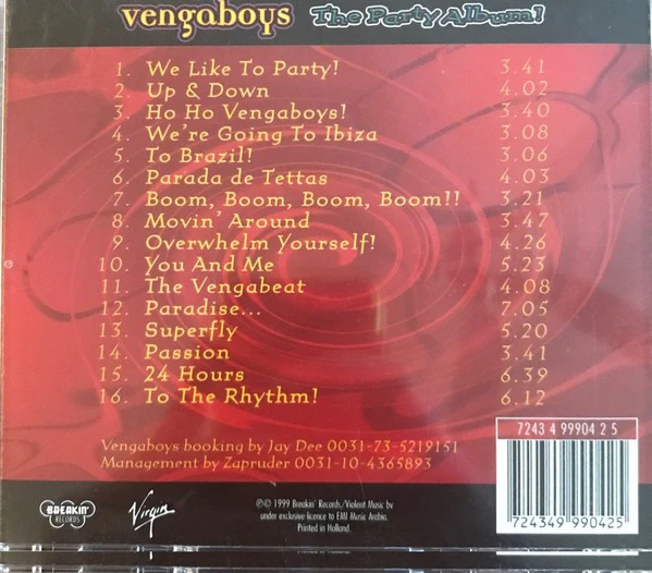 Vengaboys - The Party Album (CD, Album) - Image 2