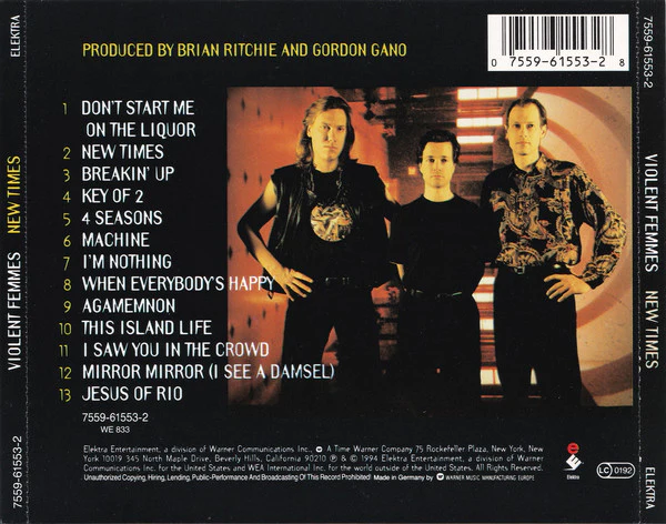 Violent Femmes - New Times (CD, Album) - Image 2