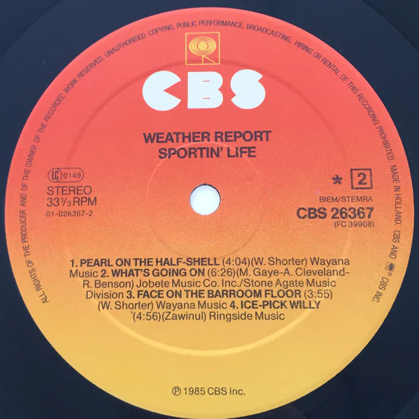 Weather Report - Sportin' Life (LP, Album) - Image 4