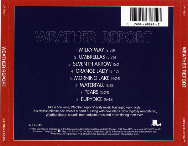 Weather Report - Weather Report (CD, Album, RE, RM) - Image 2
