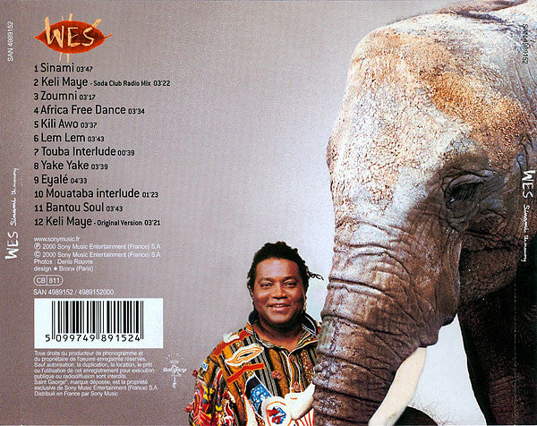 Wes - Sinami (The Memory) (CD, Album) - Image 2