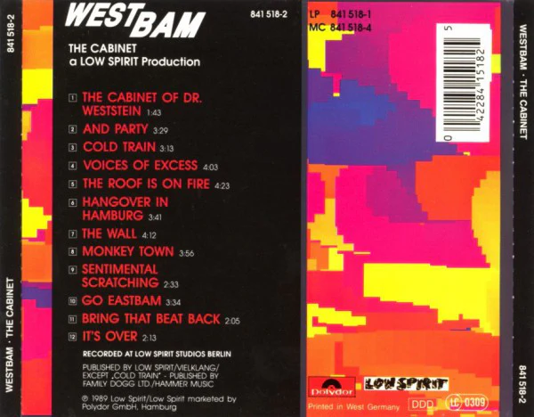 WestBam - The Cabinet (CD, Album) - Image 2