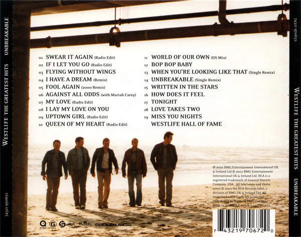 Westlife - Unbreakable - The Greatest Hits Vol. 1 (CD, Comp, Enh) - Image 2