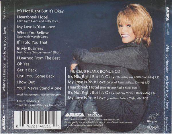Whitney Houston - My Love Is Your Love (2xCD, Album, Ltd, O-C) - Image 2