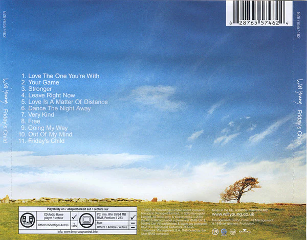 Will Young - Friday's Child (CD, Album, Copy Prot., Dis) - Image 2