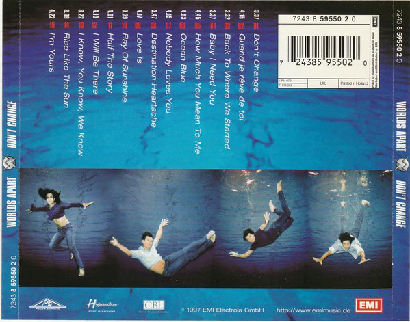 Worlds Apart - Don't Change (CD, Album) - Image 2
