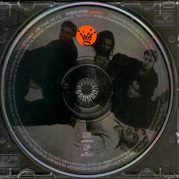 Worlds Apart - Together (CD, Album, 1st) - Image 3