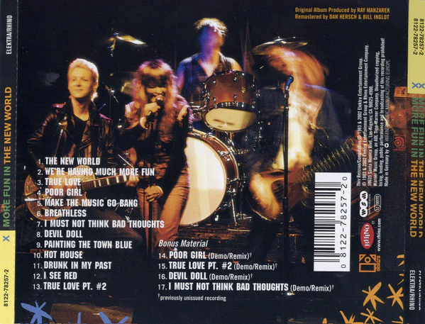 X - More Fun In The New World (CD, Album, RE, RM) - Image 4