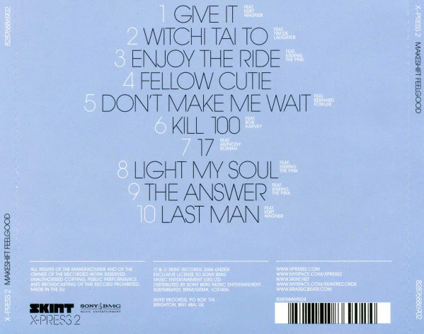 X-Press 2 - Makeshift Feelgood (CD, Album) - Image 5