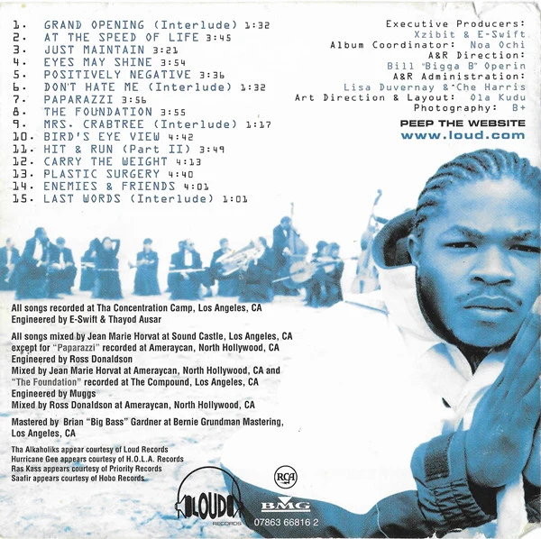 Xzibit - At The Speed Of Life (CD, Album, Enh) - Image 5