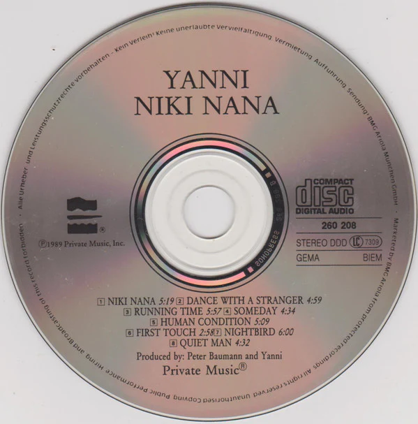 Yanni - Niki Nana (CD, Album) - Image 3