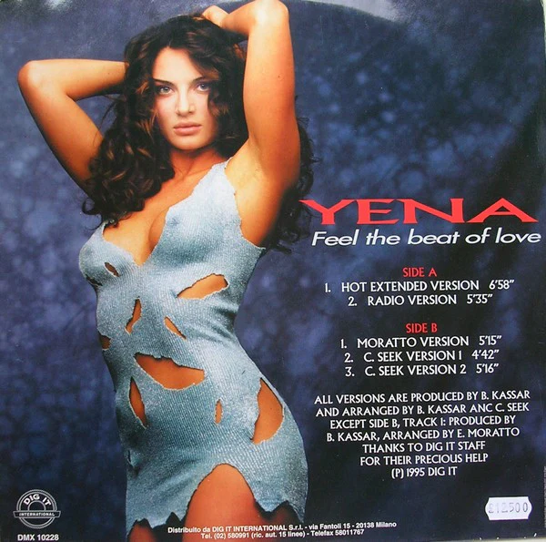 Yena - Feel The Beat Of Love (12") - Image 2